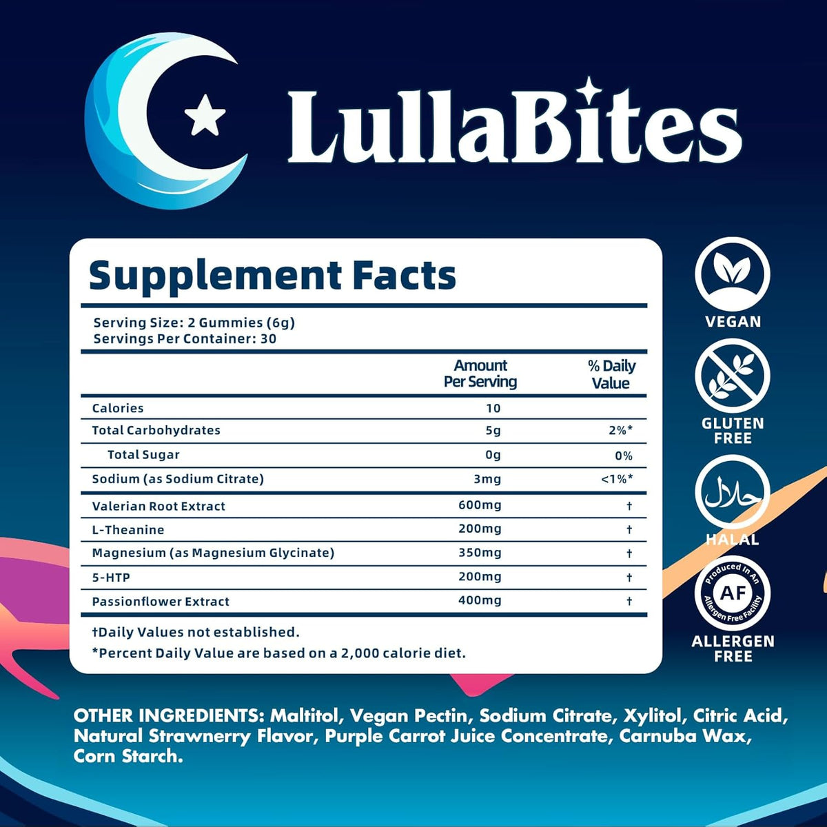 LullaBites - Gomitas naturales para dormir
