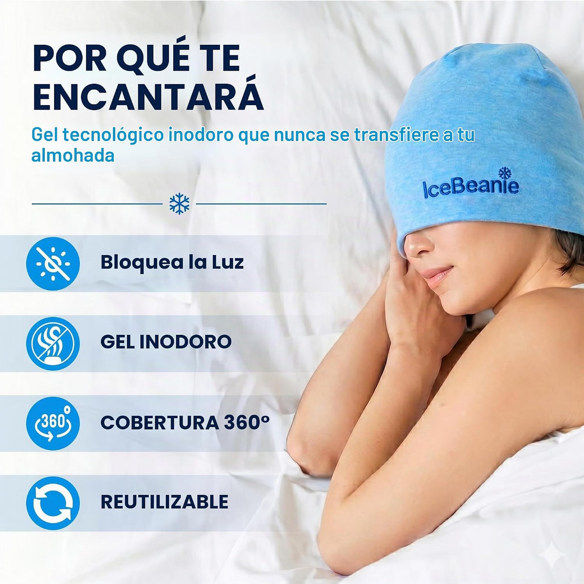 Gorra de Alivio de Migraña IceBeanie
