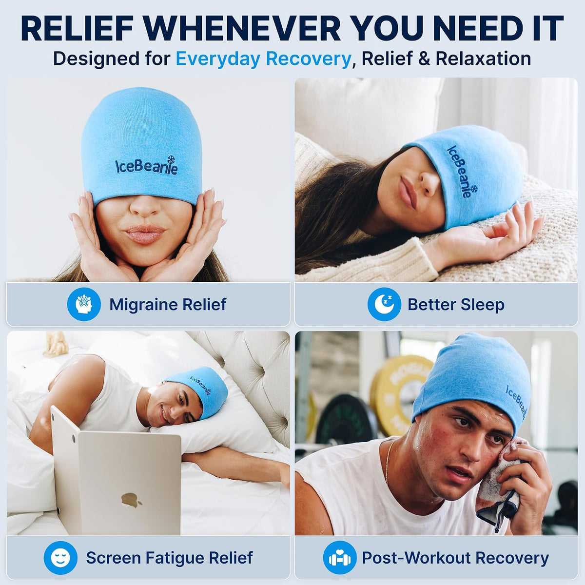 Gorra de Alivio de Migraña IceBeanie